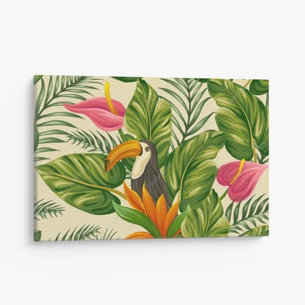 Leinwandbild sonnige terrasse am meer mit küstenblick – Wallnifity®