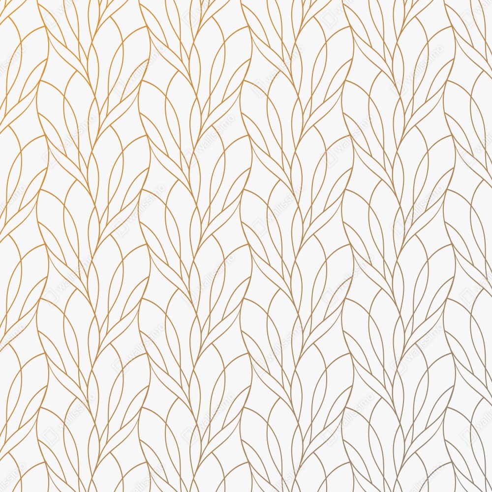 Leinwandbild goldenes blattmuster auf weißem hintergrund – Wallnifity® Leinwandbild goldenes blattmuster auf weißem hintergrund – Wallnifity®