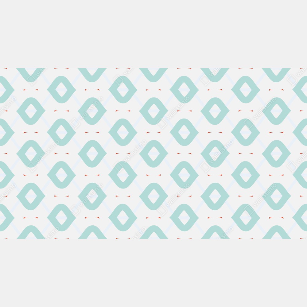 Leinwandbild türkis geometrisches rautenmuster – Wallnifity® Leinwandbild türkis geometrisches rautenmuster – Wallnifity®