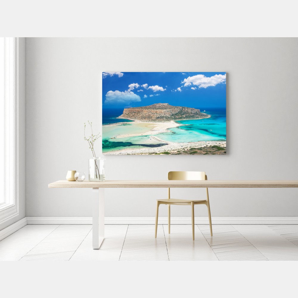 Leinwandbild Balos strand und türkislagune – Wallnifity®