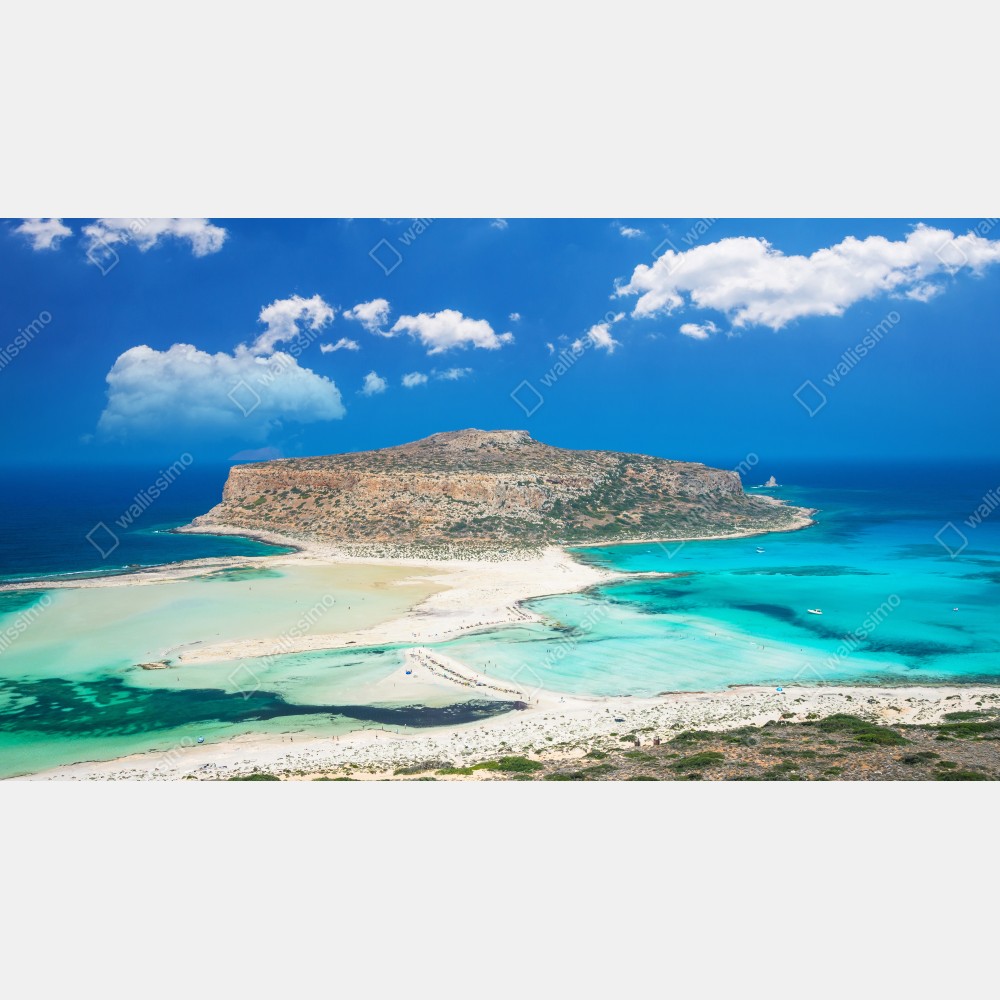 Leinwandbild Balos strand und türkislagune – Wallnifity®