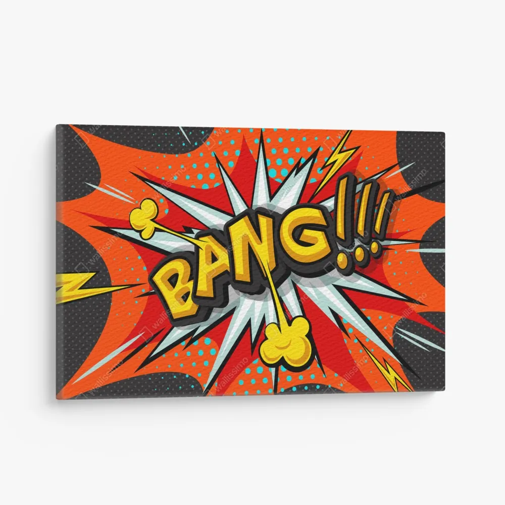 Leinwandbild comic-explosion im pop-art-stil – Wallnifity® Leinwandbild comic-explosion im pop-art-stil – Wallnifity®