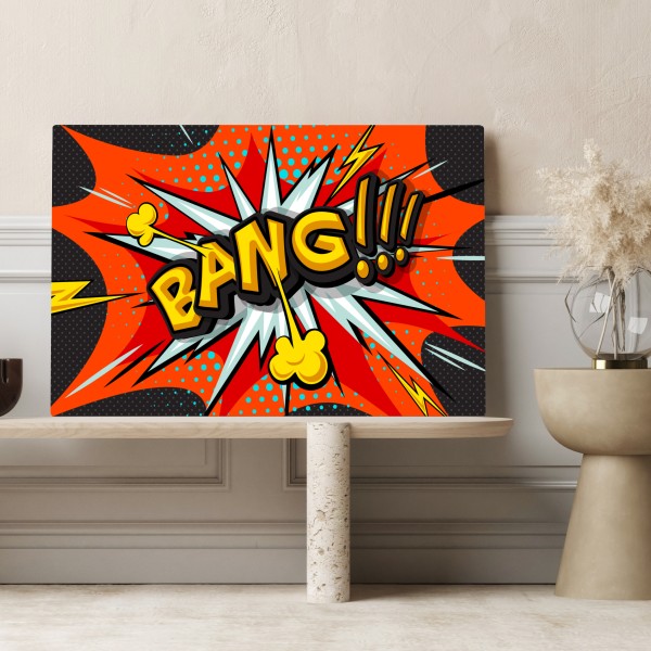 Leinwandbild comic-explosion im pop-art-stil – Wallnifity® Leinwandbild comic-explosion im pop-art-stil – Wallnifity®