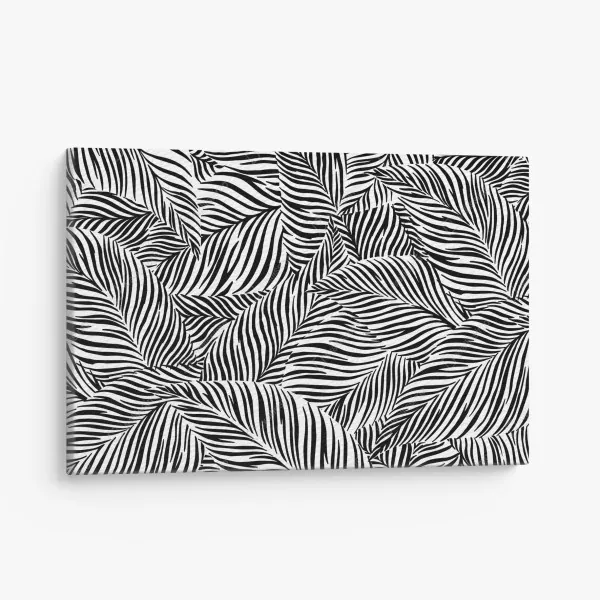 Leinwandbild magische fußspuren am sommerstrand – Wallnifity®