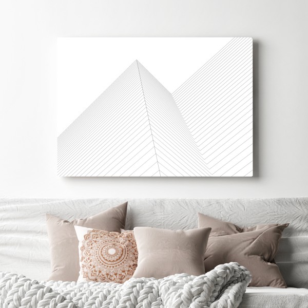 Leinwandbild geometrische architekturlinien – Wallnifity® Leinwandbild geometrische architekturlinien – Wallnifity®