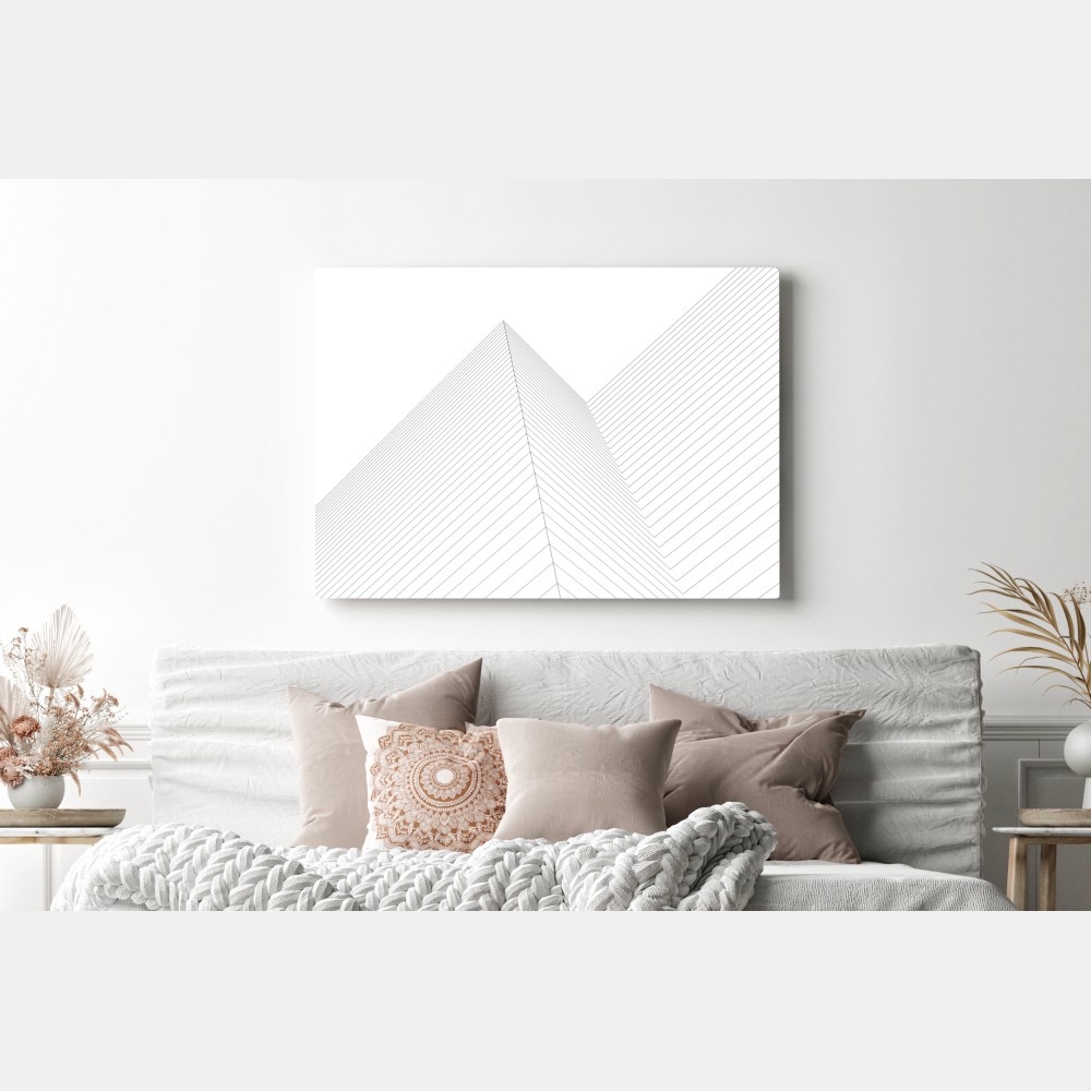 Leinwandbild geometrische architekturlinien – Wallnifity® Leinwandbild geometrische architekturlinien – Wallnifity®