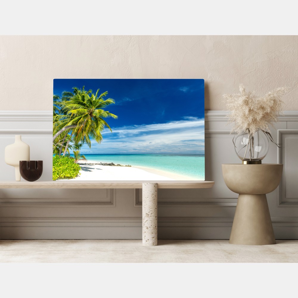 Leinwandbild tropischer türkisstrand – Wallnifity® Leinwandbild tropischer türkisstrand – Wallnifity®