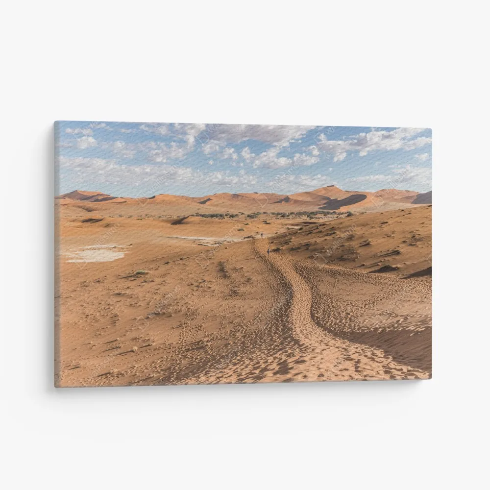 Leinwandbild weite wüstendünen unter blauem himmel – Wallnifity® Leinwandbild weite wüstendünen unter blauem himmel – Wallnifity®