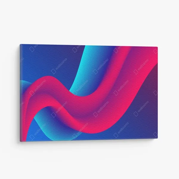 Leinwandbild nahtloses muster mit rock-symbolen – Wallnifity®