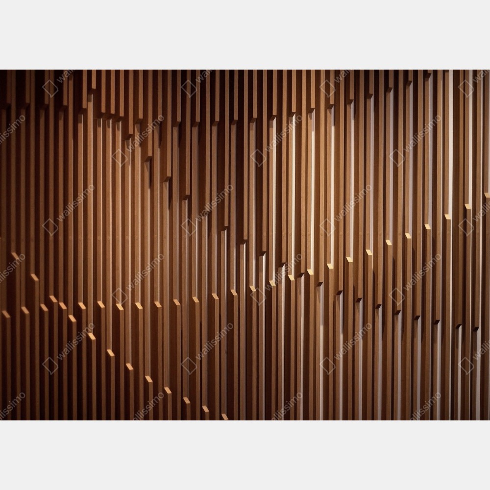 Leinwandbild warmes muster aus holzlamellen für die wand – Wallnifity® Leinwandbild warmes muster aus holzlamellen für die wand – Wallnifity®