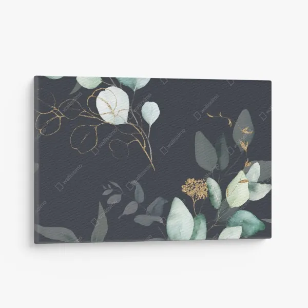 Leinwandbild sonnenblumen muse: florales gesichtsporträt – Wallnifity®