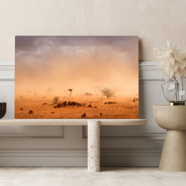 Leinwandbild sandsturm über Dollo Ado, Äthiopien – Wallnifity® Leinwandbild sandsturm über Dollo Ado, Äthiopien – Wallnifity®