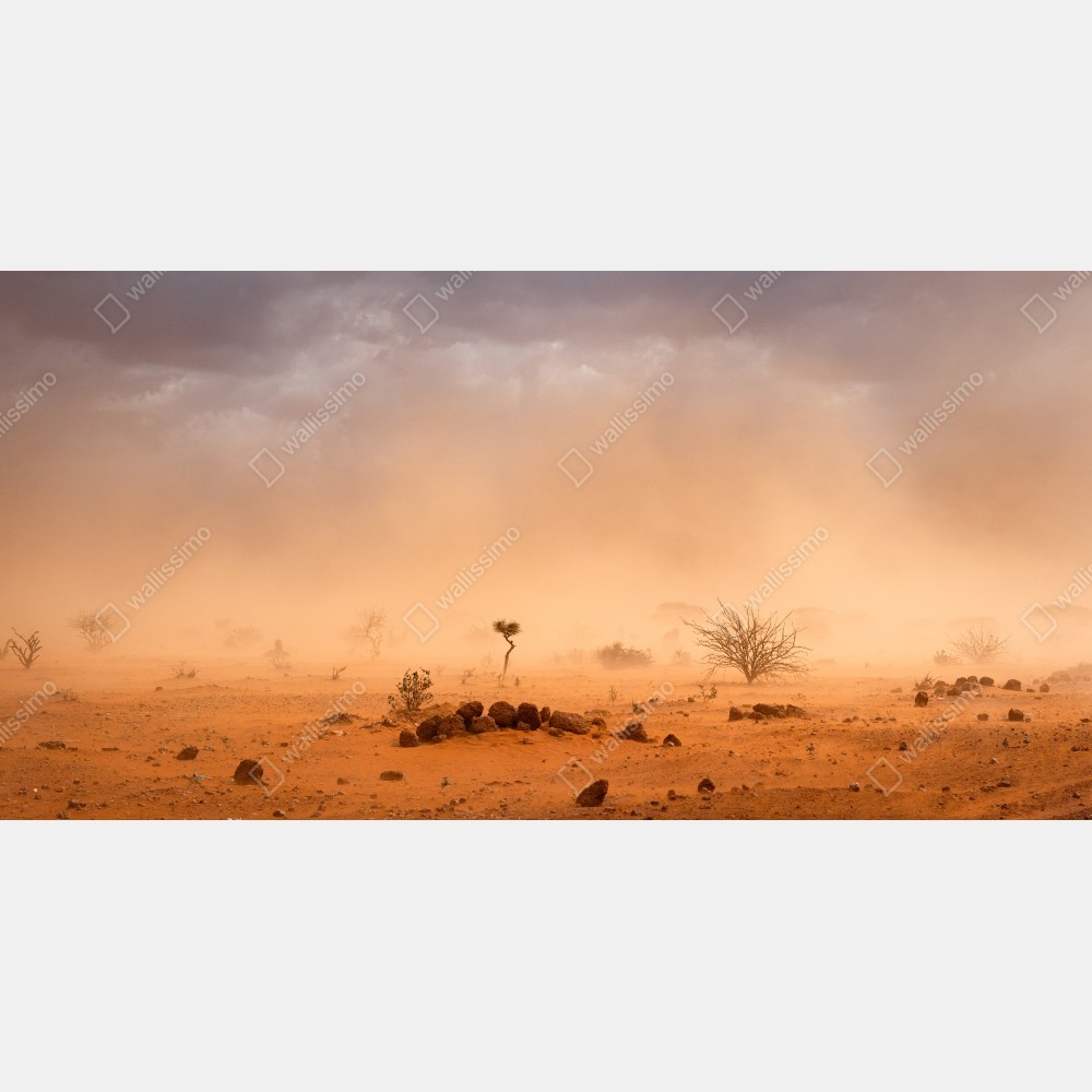 Leinwandbild sandsturm über Dollo Ado, Äthiopien – Wallnifity® Leinwandbild sandsturm über Dollo Ado, Äthiopien – Wallnifity®