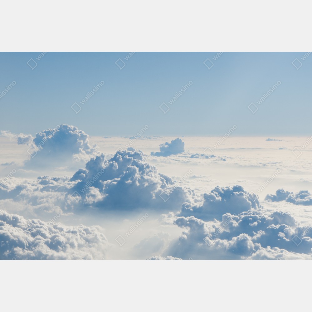 Poster luftige wolkenlandschaft im soften blau – Wallnifity® Poster luftige wolkenlandschaft im soften blau – Wallnifity®