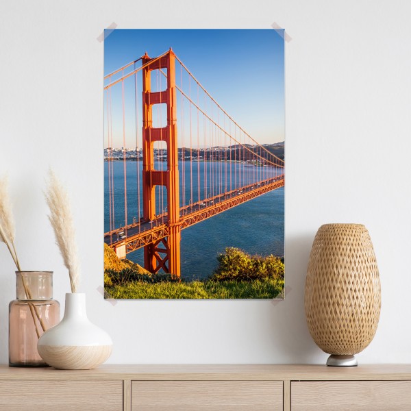 Poster panoramablick auf die Golden Gate Bridge – Wallnifity® Poster panoramablick auf die Golden Gate Bridge – Wallnifity®