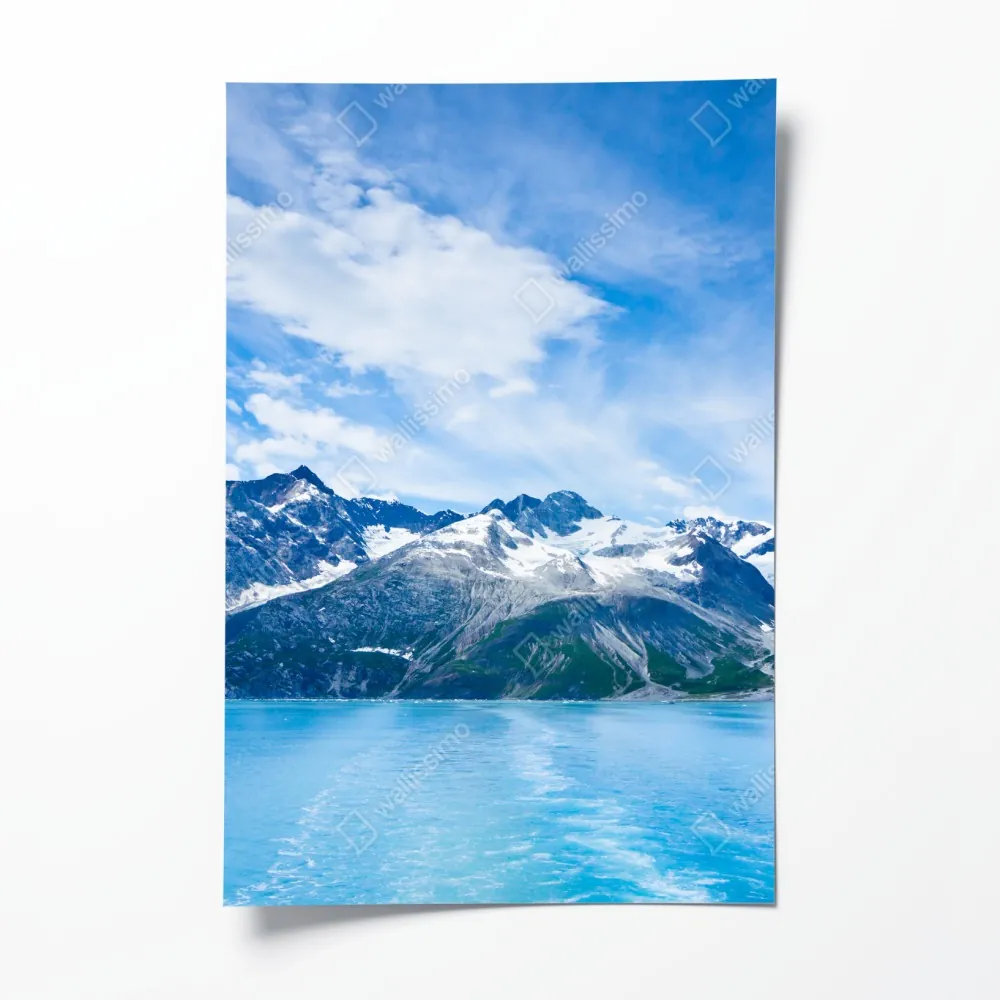 Poster schneebedeckte gipfel in Glacier Bay, Alaska – Wallnifity® Poster schneebedeckte gipfel in Glacier Bay, Alaska – Wallnifity®