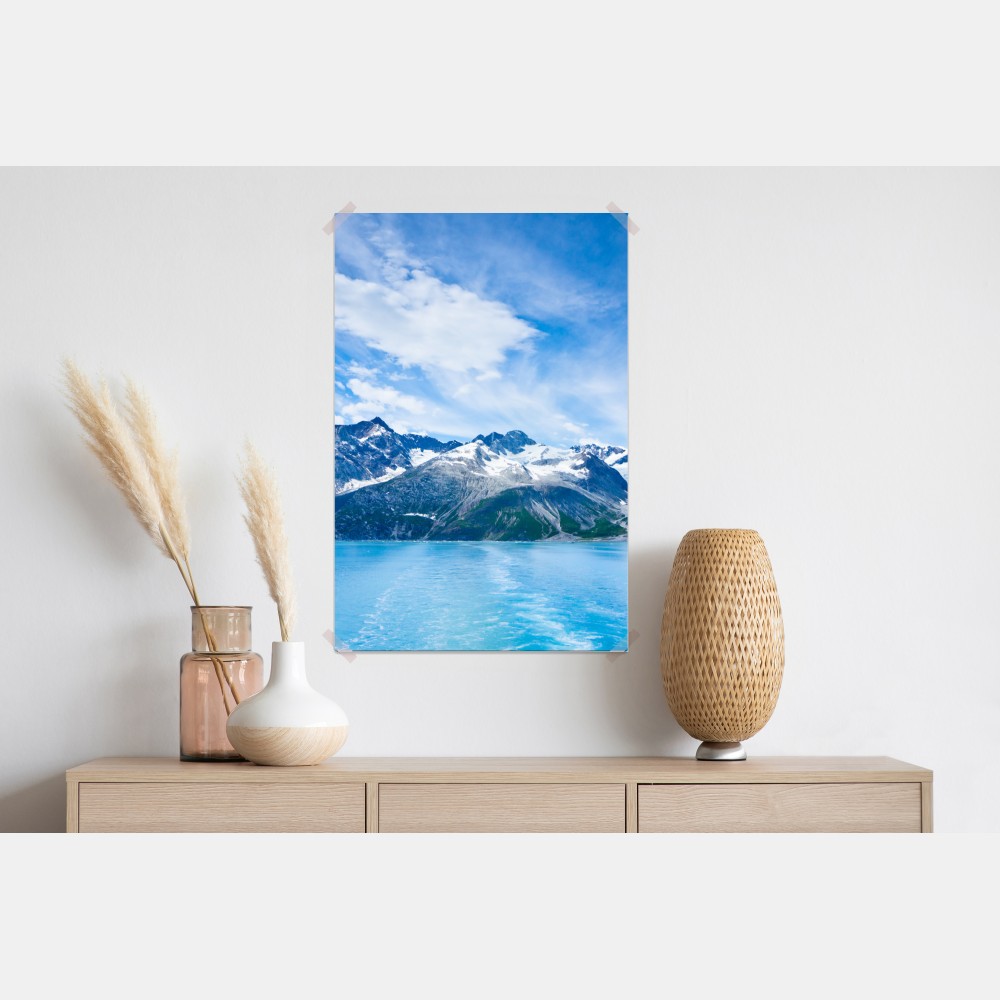 Poster schneebedeckte gipfel in Glacier Bay, Alaska – Wallnifity® Poster schneebedeckte gipfel in Glacier Bay, Alaska – Wallnifity®