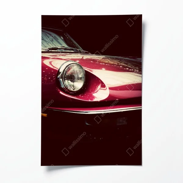 Poster goldener herbstwald am morgen – Wallnifity®