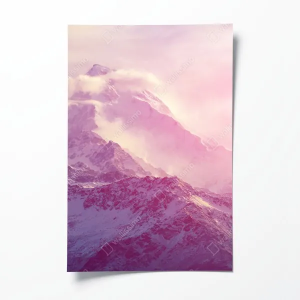 Poster Sankt Petersburg brückenpanorama bei dämmerung – Wallnifity®