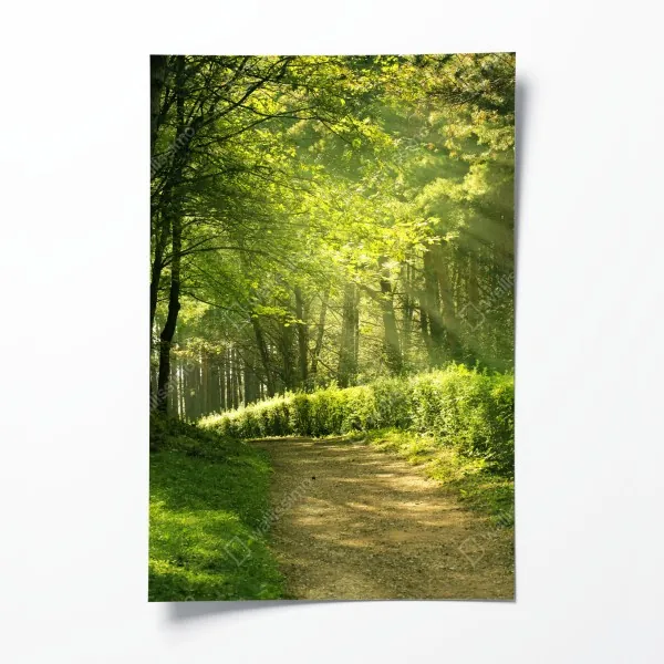 Poster gelbe geometrische abstraktion 3d – Wallnifity®