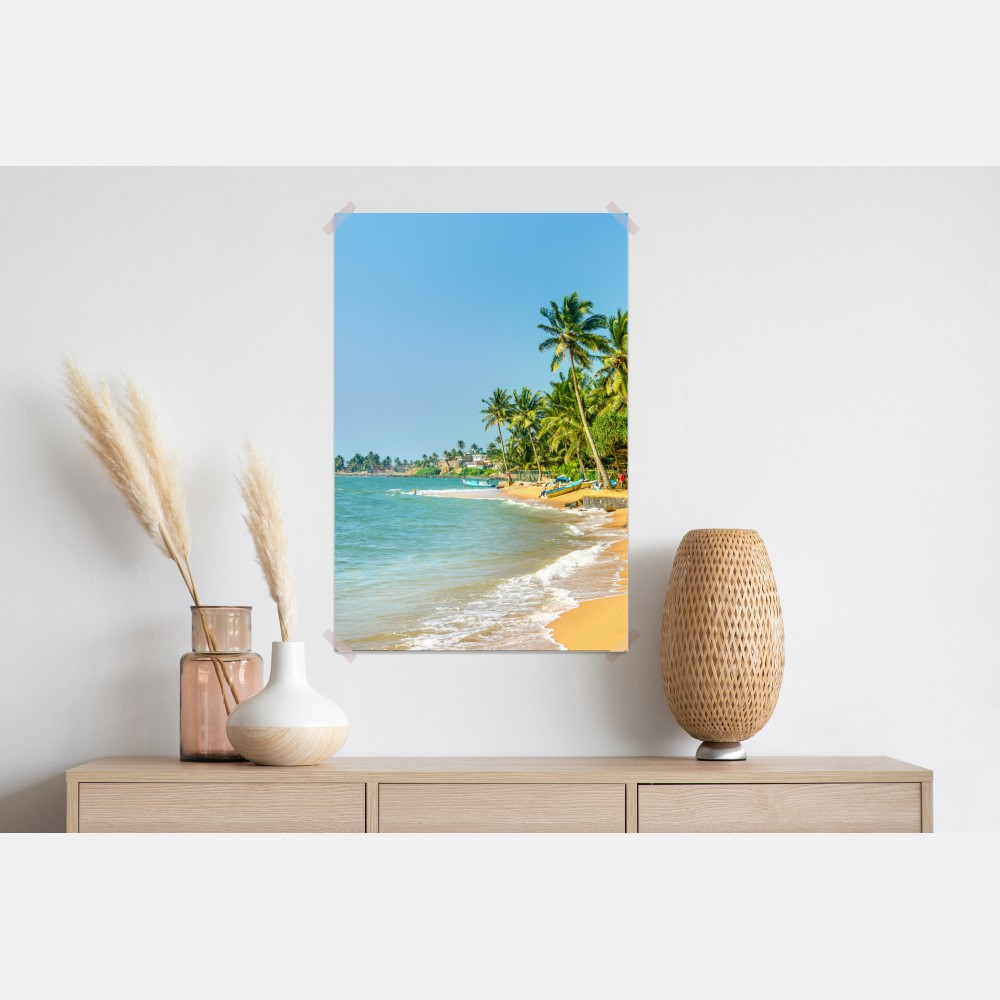 Poster tropischer palmenstrand – Wallnifity® Poster tropischer palmenstrand – Wallnifity®