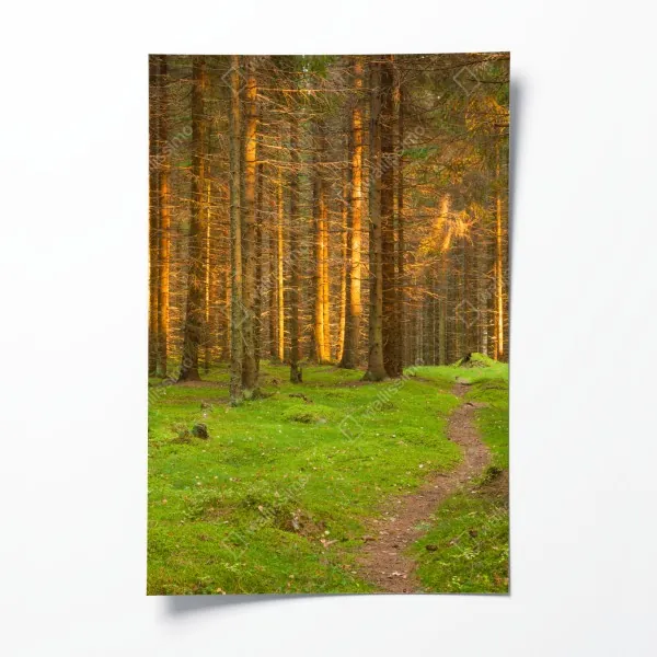 Poster gelbe geometrische abstraktion 3d – Wallnifity®