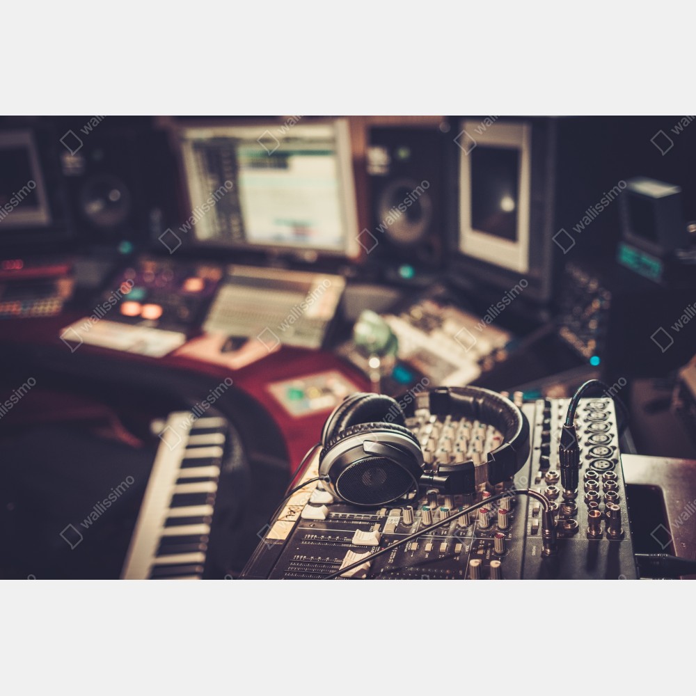 Poster vintage aufnahmestudio am mischpult – Wallnifity® Poster vintage aufnahmestudio am mischpult – Wallnifity®