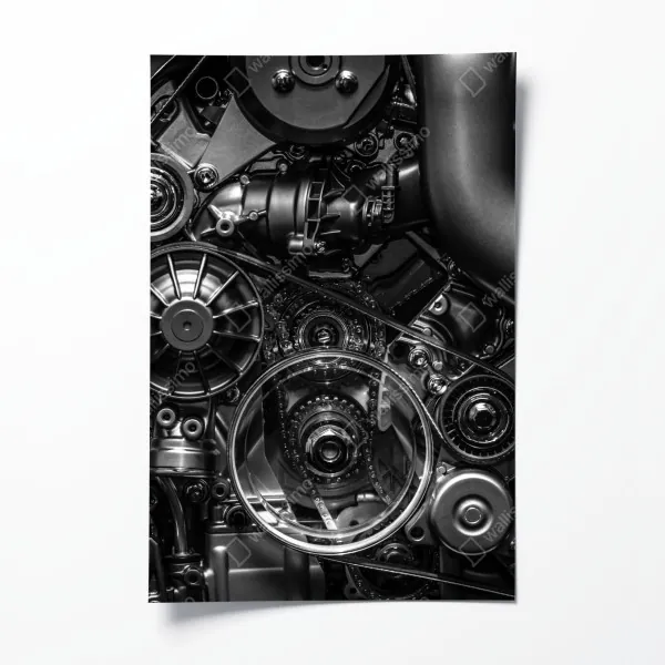 Poster tropische orchideen in aquarell und palmblättern – Wallnifity®