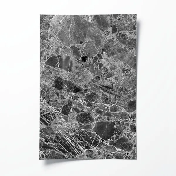 Poster zartes korallenfarbenes blumenmuster – Wallnifity®