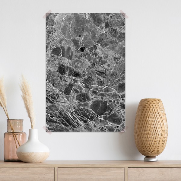 Poster monochrome marmortextur – Wallnifity® Poster monochrome marmortextur – Wallnifity®