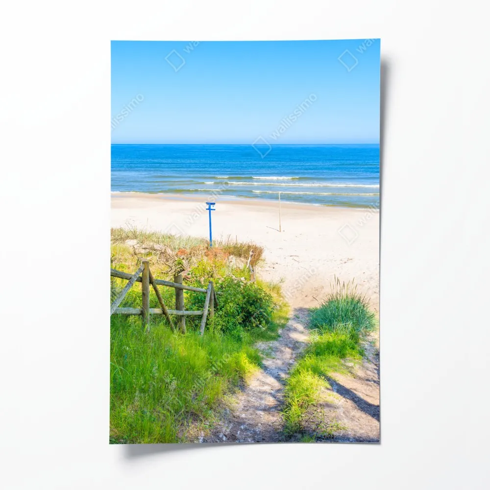 Poster weg zum strand der Ostsee – Wallnifity® Poster weg zum strand der Ostsee – Wallnifity®