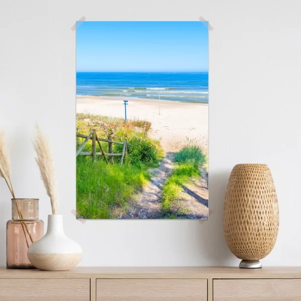 Poster weg zum strand der Ostsee – Wallnifity® Poster weg zum strand der Ostsee – Wallnifity®
