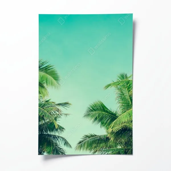 Poster majestätische schneeleoparden im winter – Wallnifity®