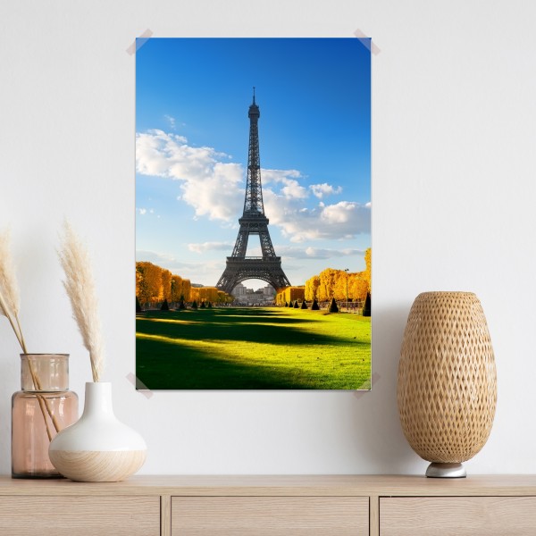 Poster frühling am Champs de Mars, Eiffelturm, Paris – Wallnifity® Poster frühling am Champs de Mars, Eiffelturm, Paris – Wallnifity®