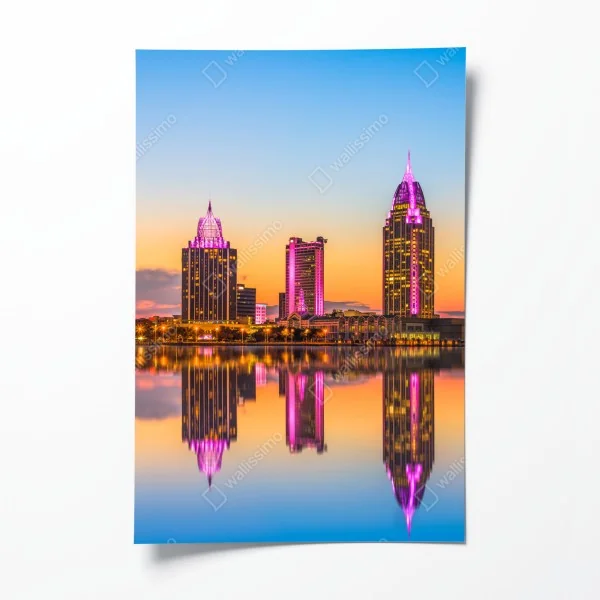 Poster geometrisches labyrinthmuster in beige und schwarz – Wallnifity®