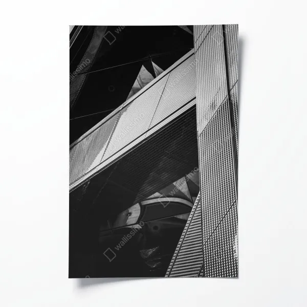 Poster sonnige bergwiese bei sonnenaufgang – Wallnifity®