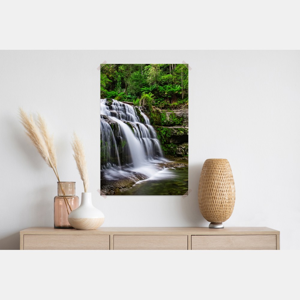 Poster wasserfall Liffey Falls im üppigen Regenwald von Tasmanien – Wallnifity® Poster wasserfall Liffey Falls im üppigen Regenwald von Tasmanien – Wallnifity®