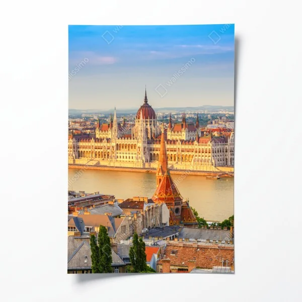 Poster festung Agios Nikolaos im Hafen Mandraki, Rhodos – Wallnifity®