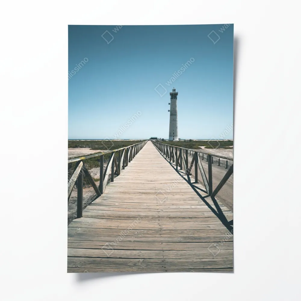 Poster leuchtturm am ende des stegs – Wallnifity® Poster leuchtturm am ende des stegs – Wallnifity®