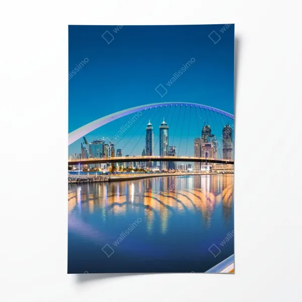 Poster üppiges grünes tal – Wallnifity®