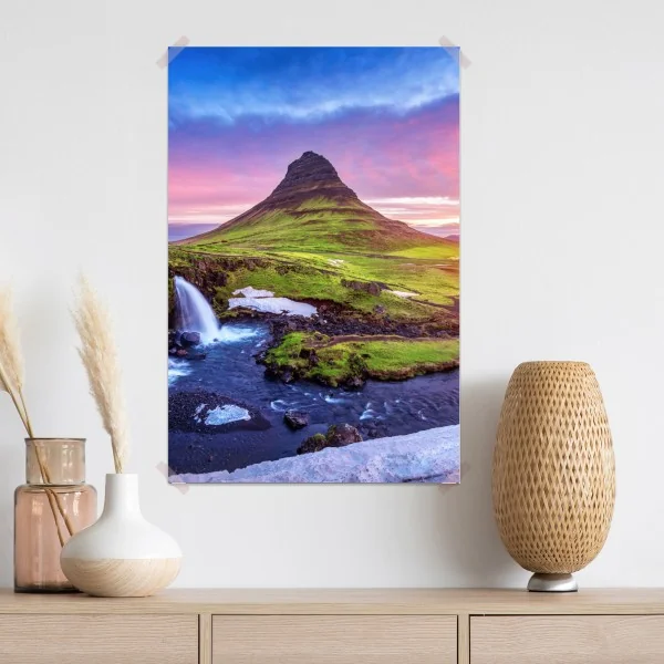 Poster Kirkjufell bei sonnenaufgang – Wallnifity®