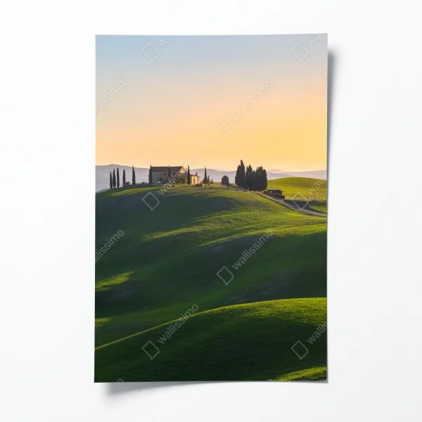 Poster Siena stadtpanorama, Italien – Wallnifity®