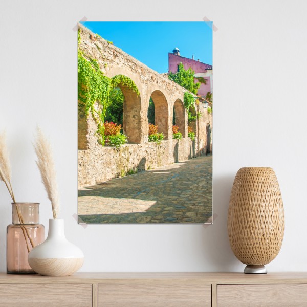 Poster sonnige bögen in Ravello – Wallnifity® Poster sonnige bögen in Ravello – Wallnifity®