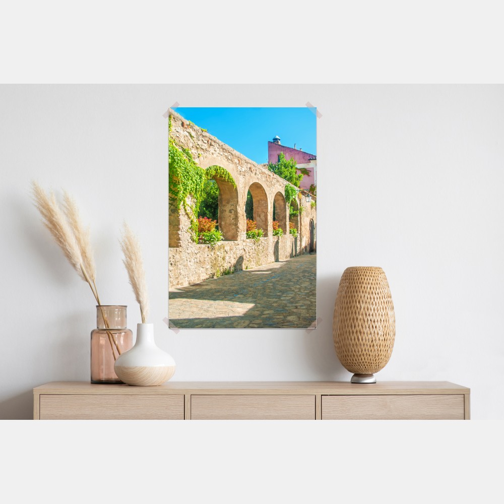 Poster sonnige bögen in Ravello – Wallnifity® Poster sonnige bögen in Ravello – Wallnifity®