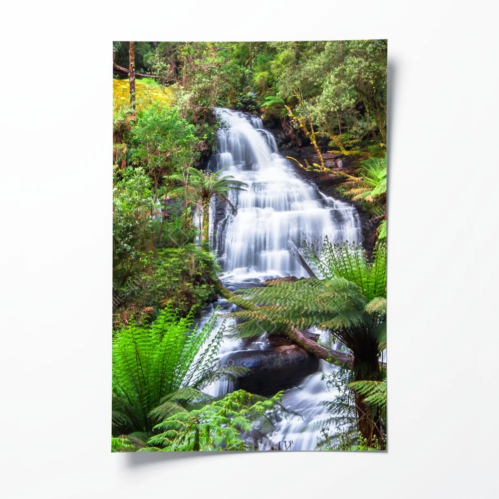 Poster Triplet Falls wasserfall im Great Otway National Park – Wallnifity® Poster Triplet Falls wasserfall im Great Otway National Park – Wallnifity®
