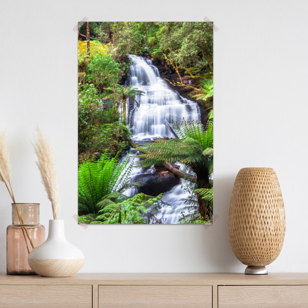 Poster Triplet Falls wasserfall im Great Otway National Park – Wallnifity® Poster Triplet Falls wasserfall im Great Otway National Park – Wallnifity®