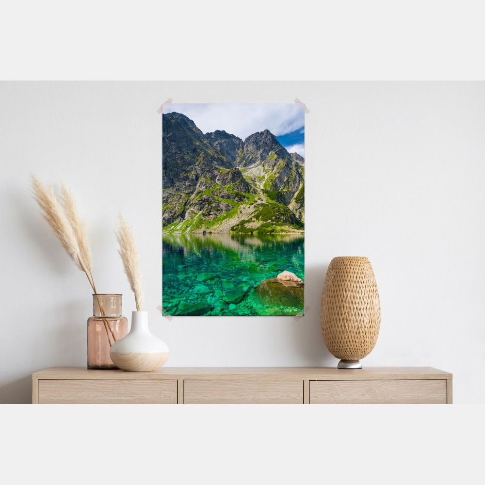 Poster Czarny Staw bergreflexion – Wallnifity® Poster Czarny Staw bergreflexion – Wallnifity®