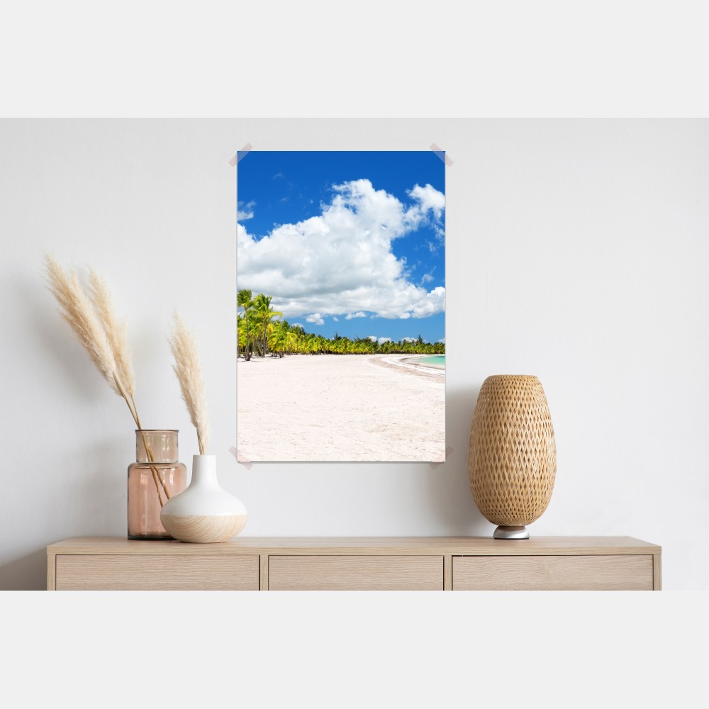 Poster tropischer strand in Punta Cana – Wallnifity® Poster tropischer strand in Punta Cana – Wallnifity®