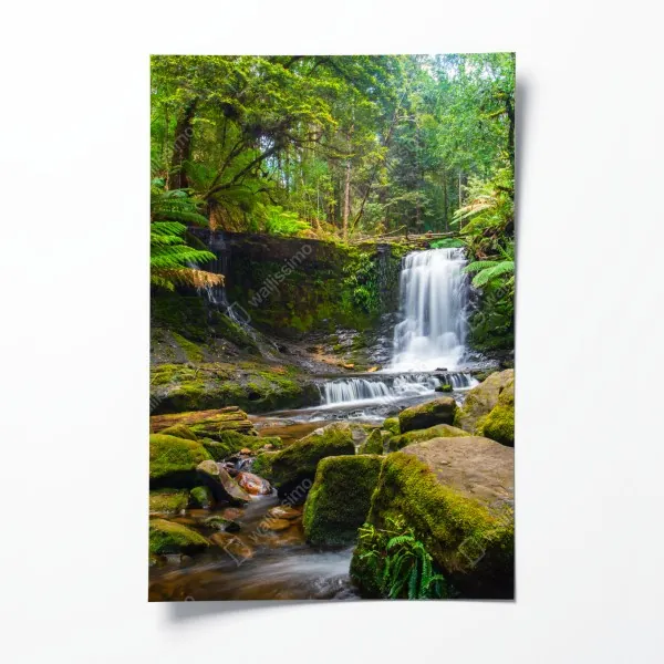 Poster stadtszene Dubais bei dämmerung – Wallnifity®