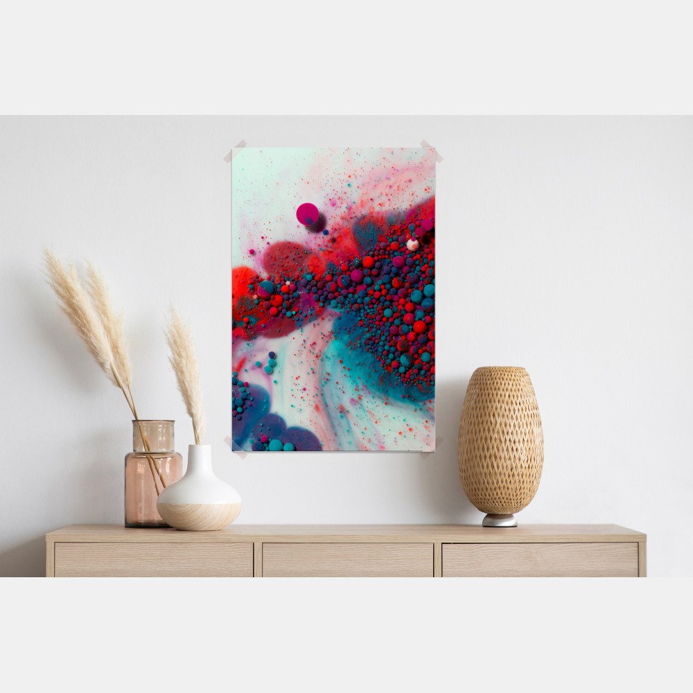 Poster lebendige marmorierte farbexplosion – Wallnifity® Poster lebendige marmorierte farbexplosion – Wallnifity®